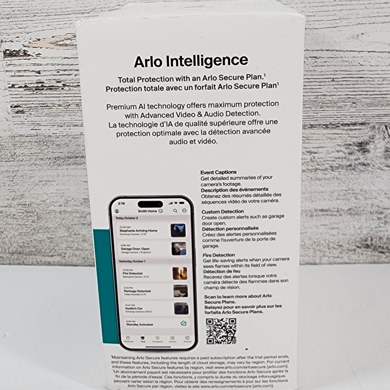 Arlo Essential Security Camera 2K Indoor Outdoor Black Plug-In VMC3081BL 3 Pack gallery