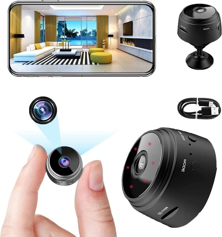 Mini Cámara Espía WiFi 1080P HD Camara de Seguridad Oculta Minicamara Espia 2025