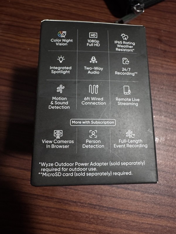 Wyze Cam OG Wired Indoor Outdoor 1080p HD Smart Home Security Camera gallery