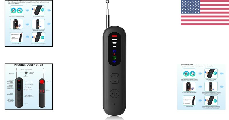 Advanced Infrared Hidden Camera Detector - Safeguard Your Privacy Effortlessly gallery