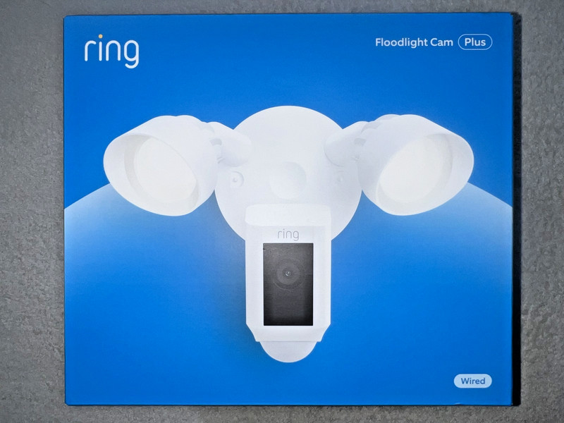 RING WIRED FLOODLIGHT CAM PLUS 1080P **NEW** gallery