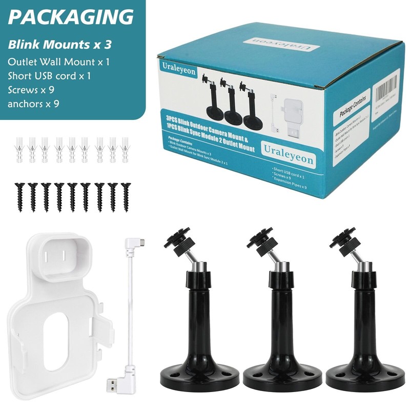 Long Outdoor Camera Mount Kit, Compatible with 4th & 3rd Gen Cameras Include... gallery