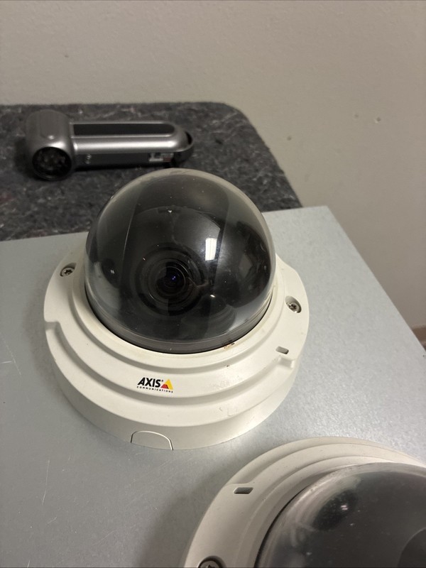 Lot Of 4 Axis P3346 IP Cameras Tested Working With Heater gallery