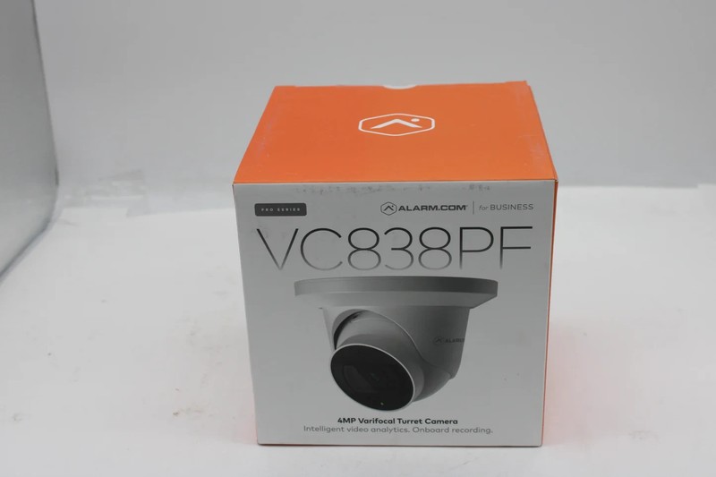 Alarm.com ADC-VC838PF Pro Series 4MP PoE Indoor Outdoor Varifocal Turret Camera gallery