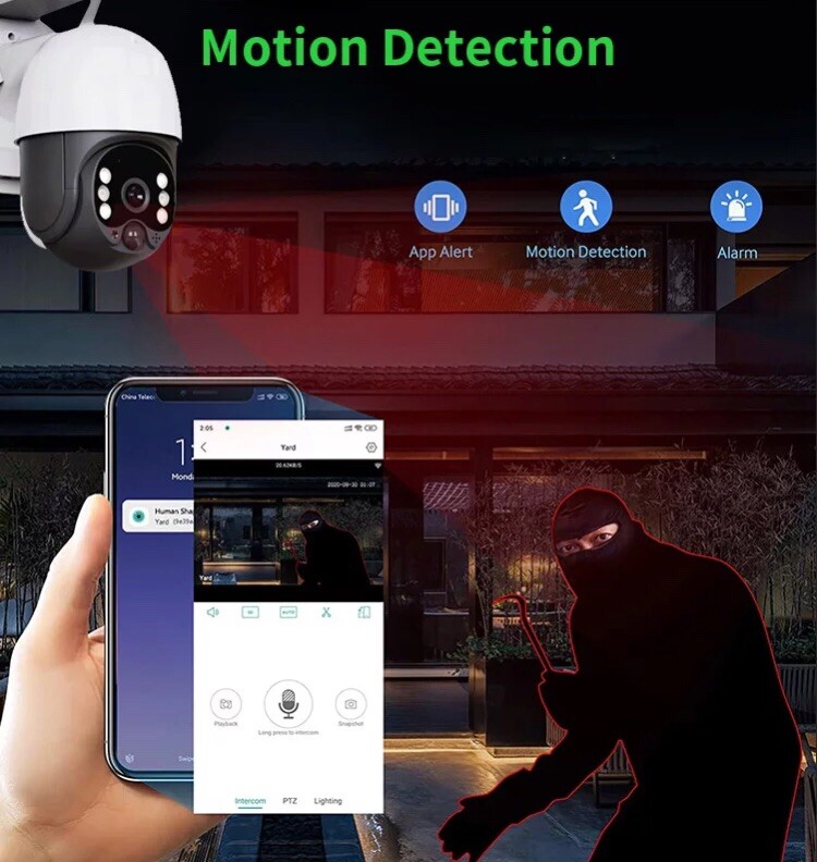 4G Home Security Camera Outdoor Solar Battery Powered Wireless Wifi Cam Pan Tilt gallery