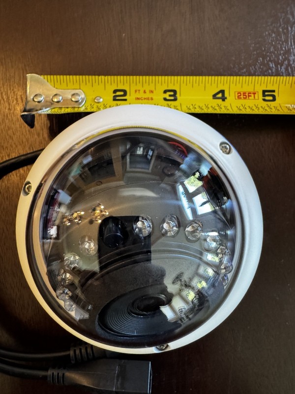 Security Camera Camera PoE IR Mini Dome Metal Vandal Proof ( NO RESERVE ) gallery