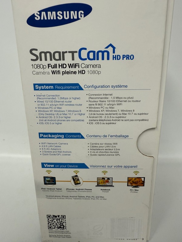 SAMSUNG SNH-P6410BN SMARTCAM HD PRO 1080P HD WIFI HOME SECURITY CAMERA gallery