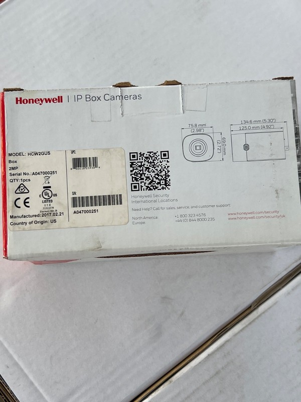 Honeywell HCW2GUS 2MP/4MP IP BOX CAMERAS gallery