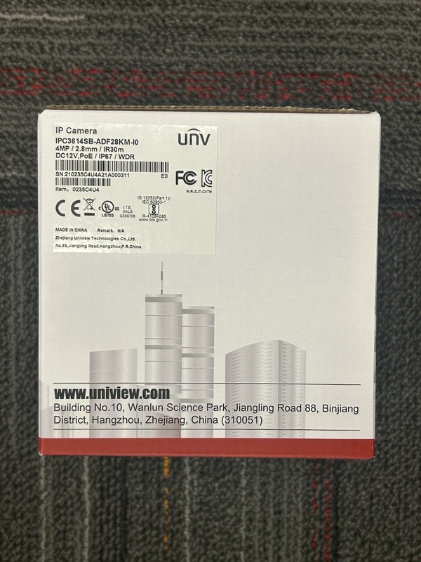 Uniview UNV 4MP HD IR Eyeball Network Camera CCTV Security IPC3614SB-ADF28KM-I0 gallery