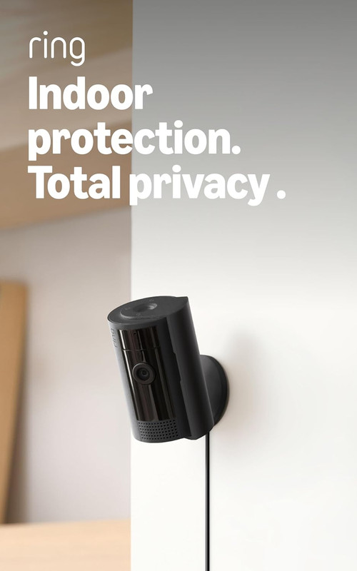Indoor Cam, Home or Business Security in 1080P HD Video, Black