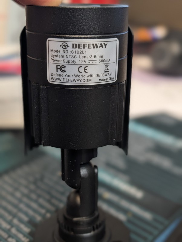 Defeway C102L1 Wired Camera For MTSC System gallery