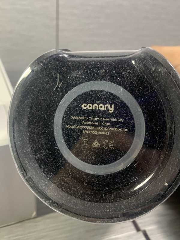 Canary CAN100USBK Smart Security Camera Wireless All-in-One Indoor - (For Parts) gallery
