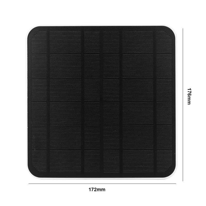 5W/5V Solar Panel For Outdoor Ring Spotlight Camera Security Cam Battery Charger gallery