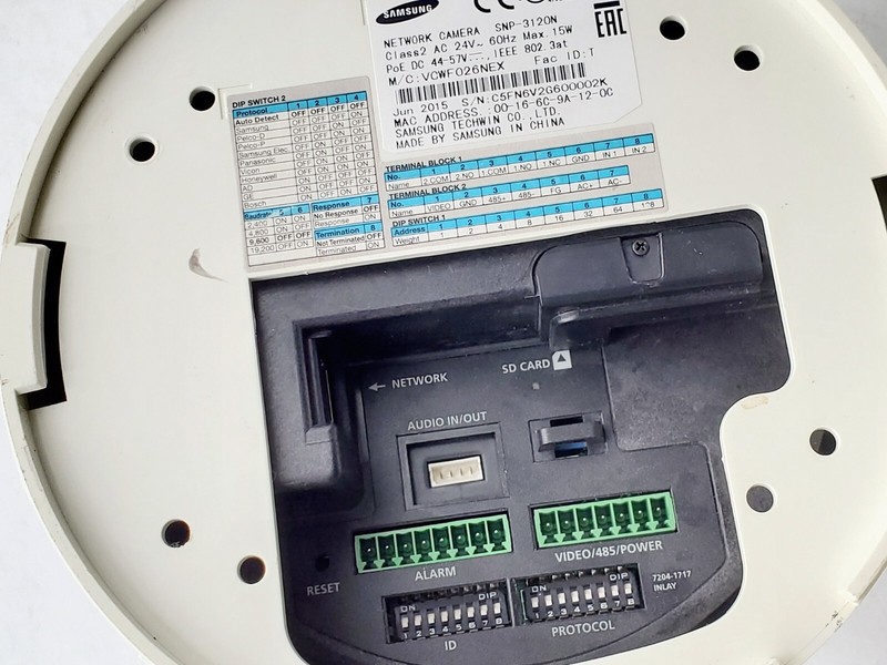 Samsung SNP-3120N PTZ Dome 12x Zoom/4CIF/H.264/MJPEG/PoE+/Bi-Directional Audio gallery