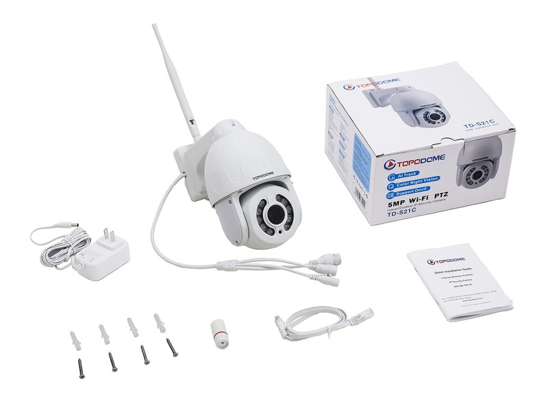 5MP PTZ Security Camera Outdoor Motion Tracking, Floodlight Surveillance IP D... gallery