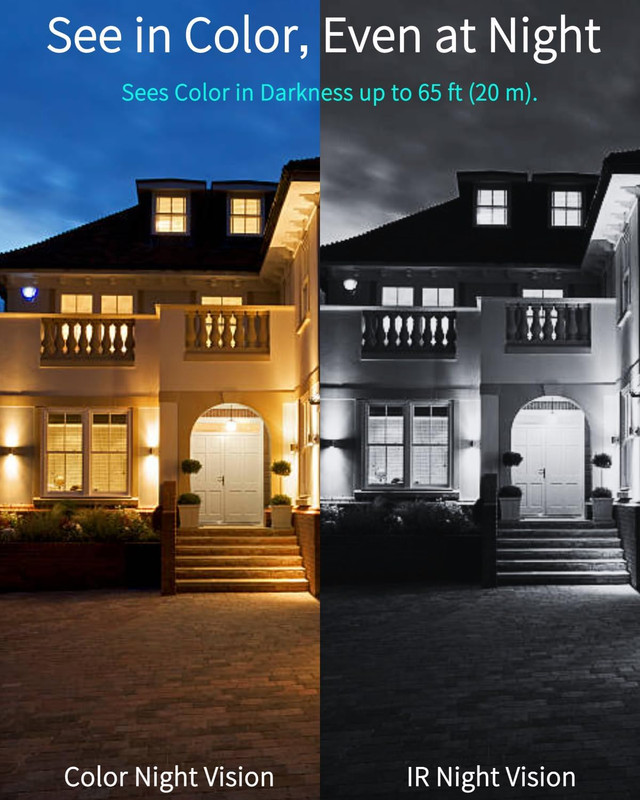 4MP Security Cameras Wireless Outdoor, 4 Cam-Kit, Solar Powered Home Security Ca gallery