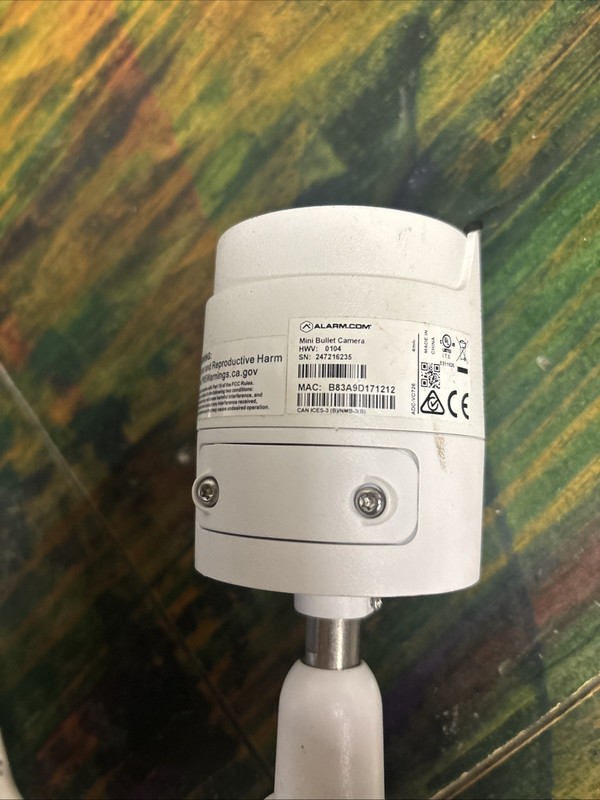Alarm.com ADC-VC726 1080p Indoor/Outdoor Mini Bullet Camera White gallery