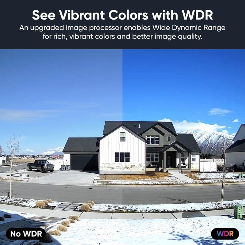Weatherproof 2.5K Security Camera - Night Vision & No Subscription Required gallery