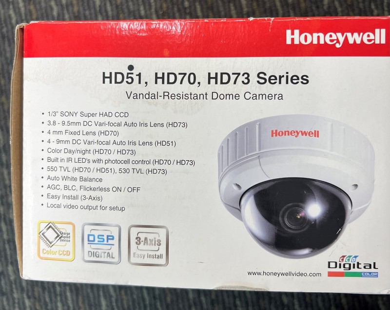 Honeywell HD51 Rugged Dome Camera