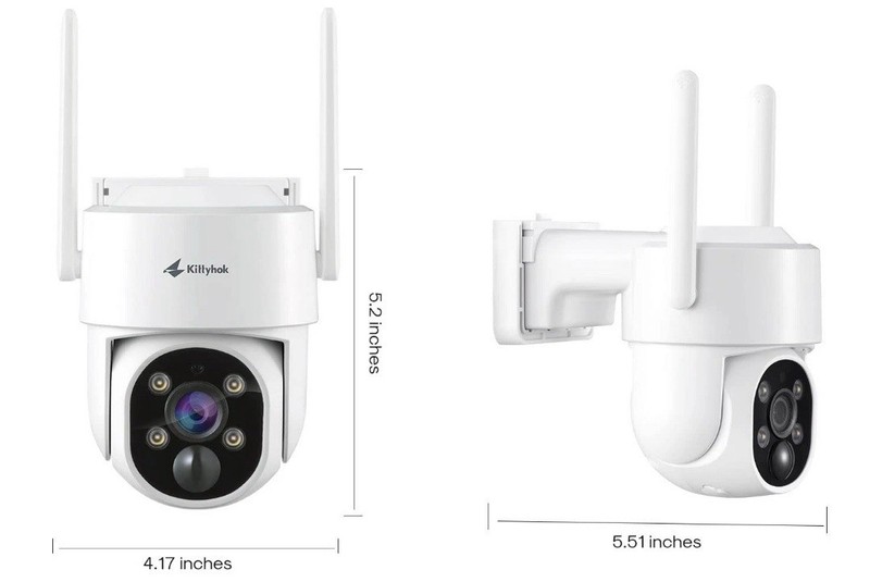 2 pack of wireless security cameras | KittyHok brand 2K FHD BY4 gallery