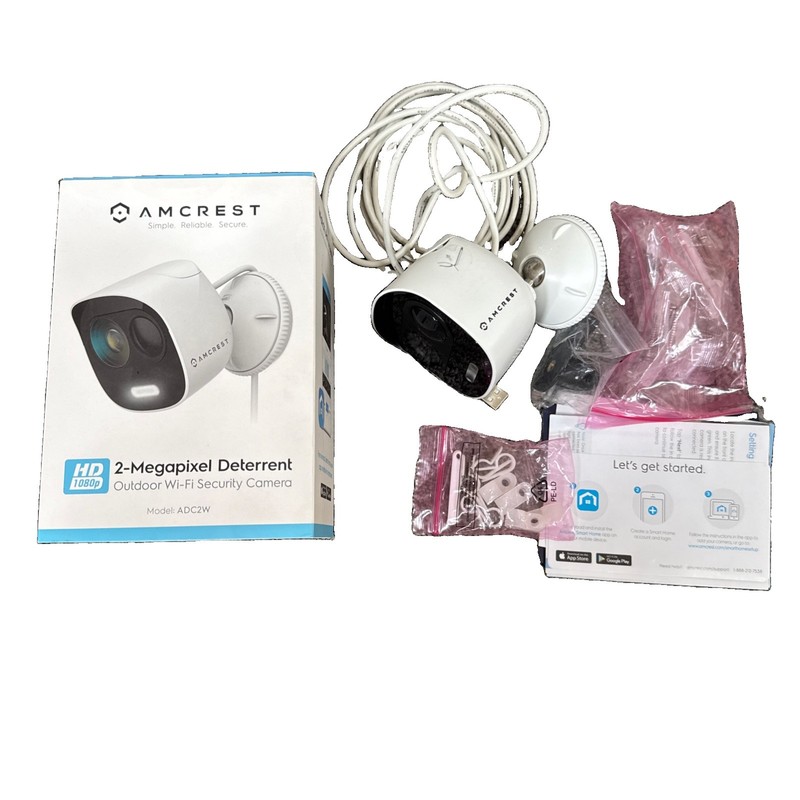 Amcrest 1080p Outdoor Wi-Fi Security Camera ADC2W Night Vision Deterrent