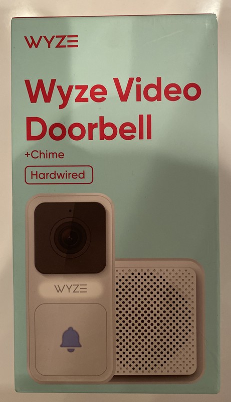 Wyze Motion Video Doorbell + Chime IP65 Weatherproof Hardwired Night Vision NEW!