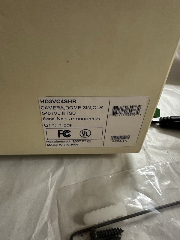 NEW Honeywell High Resolution Color Dome Camera HD3VC4SHR gallery