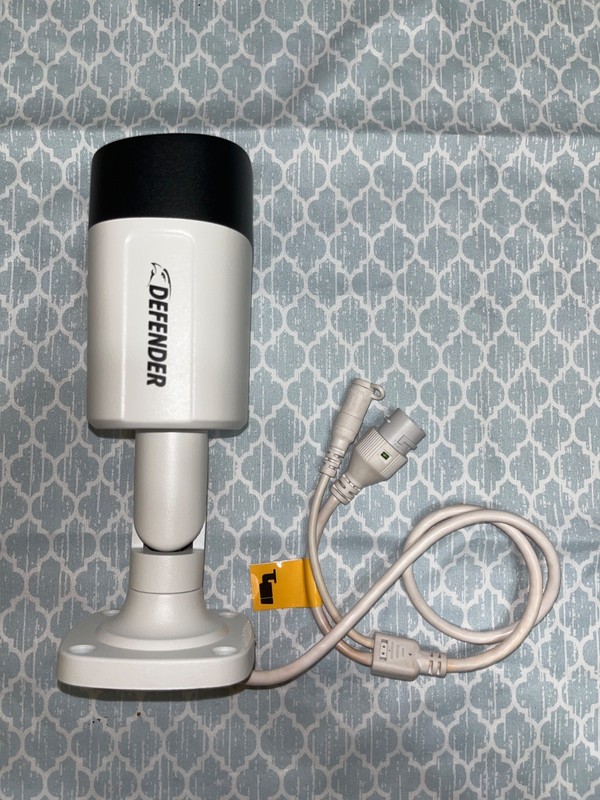 Defender Sentinel 4K PoE Security Camera NS8MPCB1 w/ Ethernet Cable Tested gallery