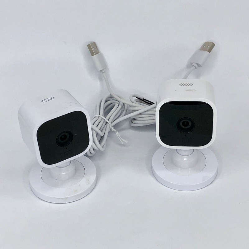 2-Pack Blink Mini Indoor Plug-in Smart Security Camera 1080 HD Motion Detection