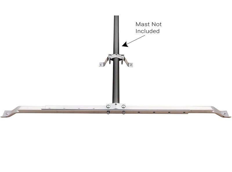 Adjustable Eave Mount – Sturdy Steel Bracket for Secure TV Antenna & Mast Ins... gallery