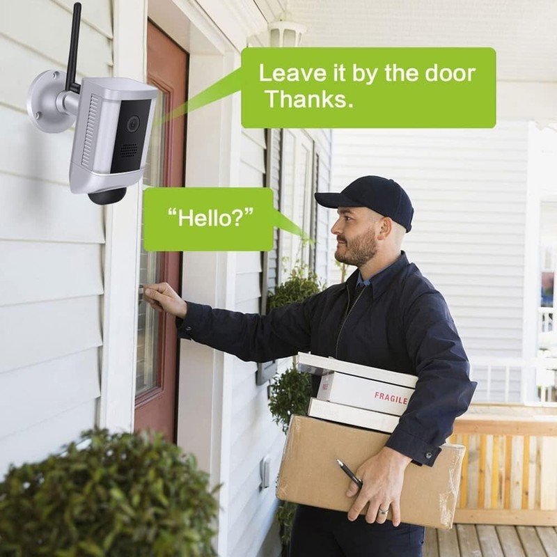 Spotlight Outdoor Home Security Camera, HD 1080P Surveillance w/ Motion Detector gallery