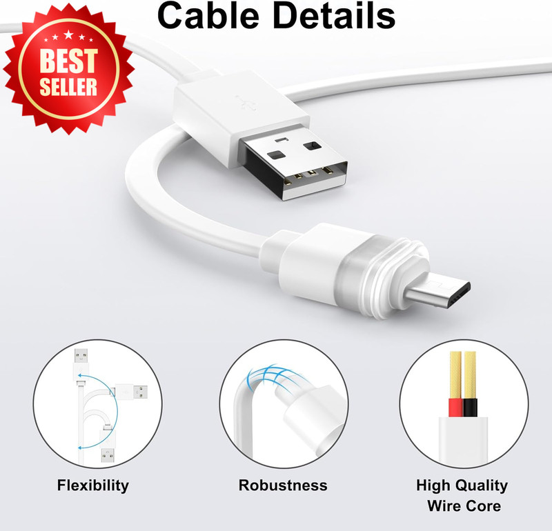SimpliSafe Outdoor Security Camera Power Cable 25FT Charging Weatherproof Cord gallery