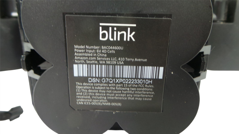 Blink BAC044600U Floodlight Black w/ Camera BCM00500U - Free Shipping gallery
