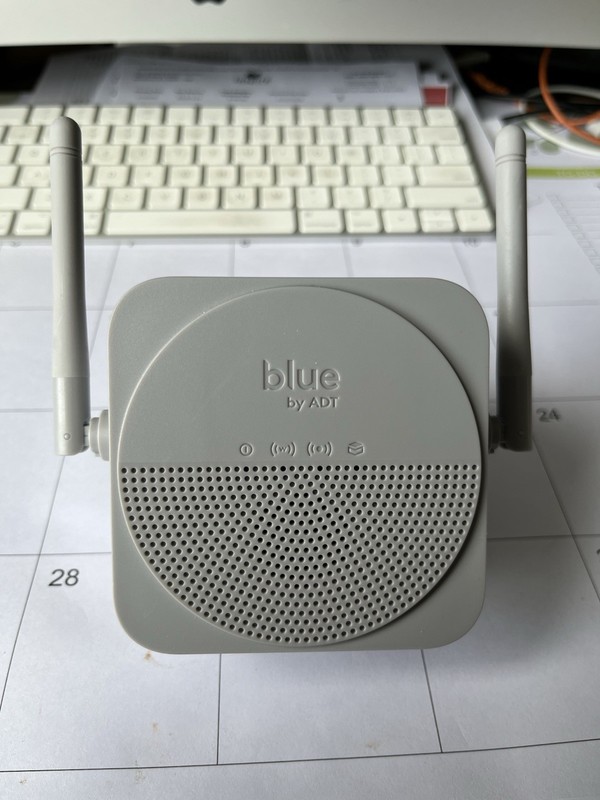 Blue by ADT Extender+ Chime SCB1R0-29 Pearl Gray W/start Guide gallery