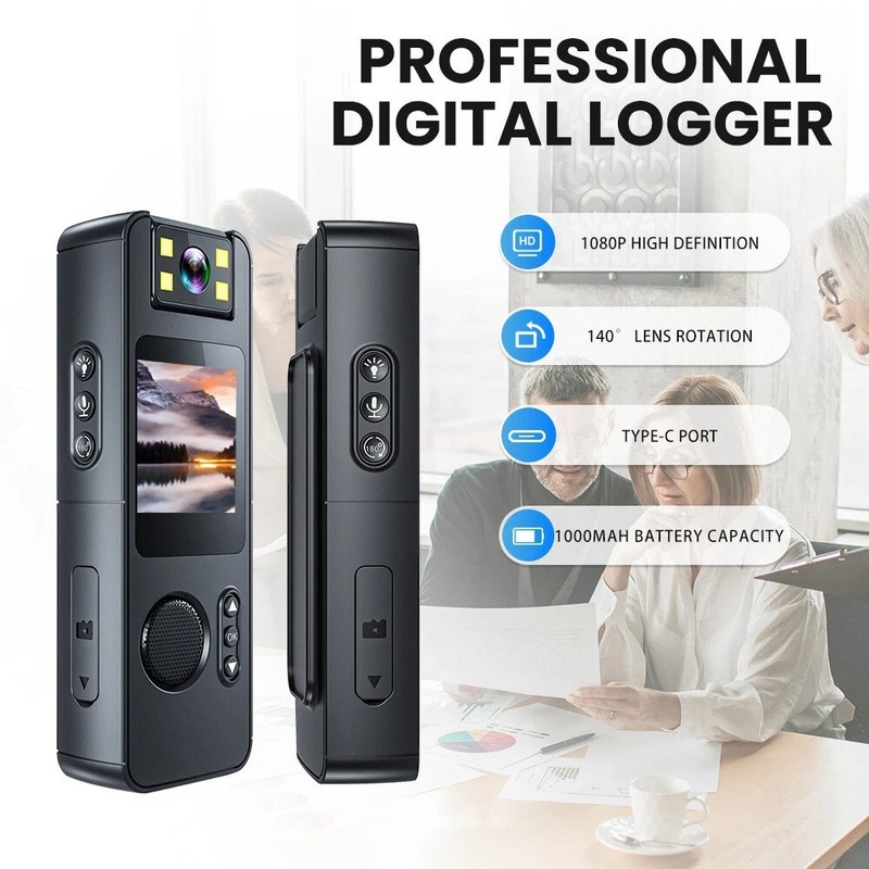 HD 1080P Mini Camera WiFi Portable Video Recorder Police Body Worn Night Vision gallery