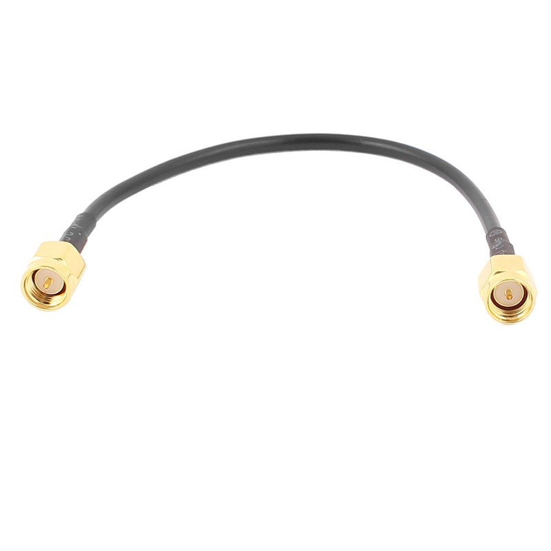 SMA-J Male to SMA-J Male RG174 Coaxial Cable Pigtail 15cm Adapter