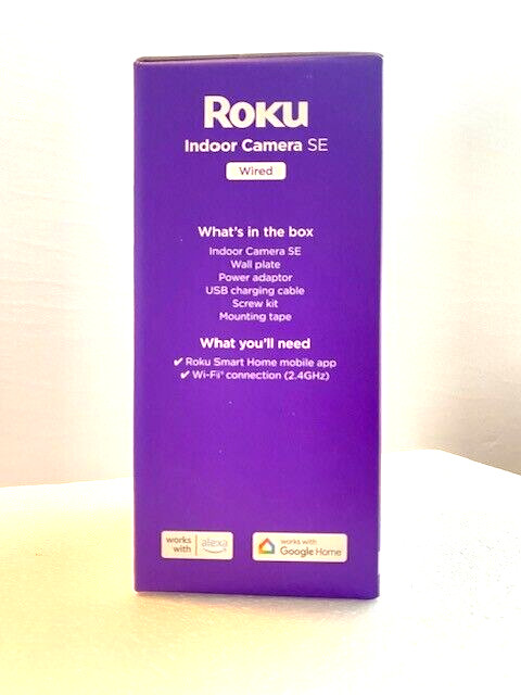 New Roku Smart Home Indoor Camera SE Wired Wi-Fi Connected Security Cam-CS1000R gallery