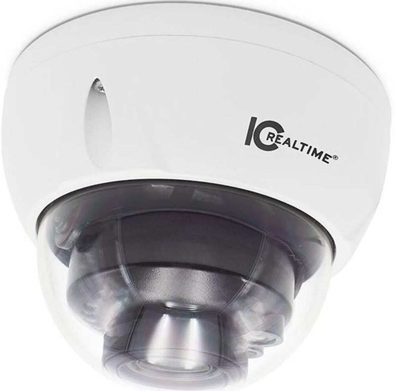 ICRealtime IPFX-D20V-IRW1 2MP Starlight Mid Size Vandal Dome Network Camera