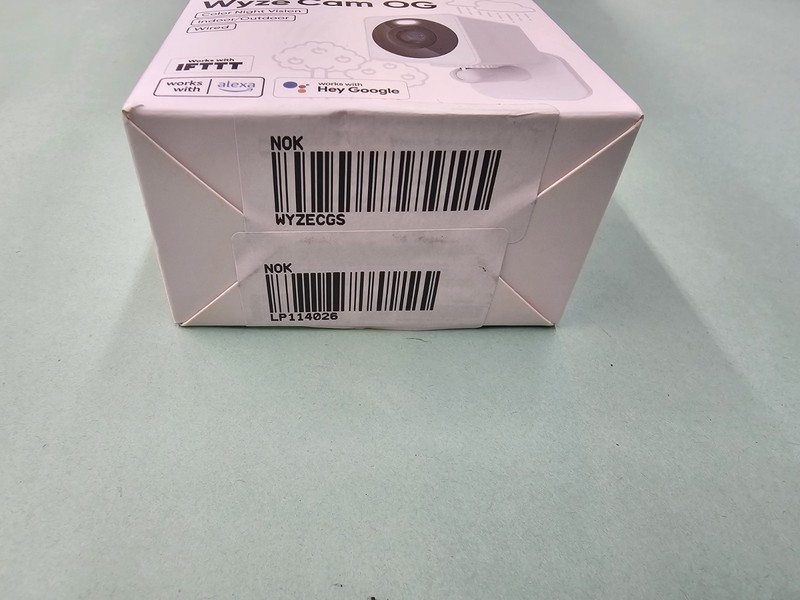 WYZE Cam OG, Indoor/Outdoor Color Night Vision, Wired, Open box, choose quantity gallery