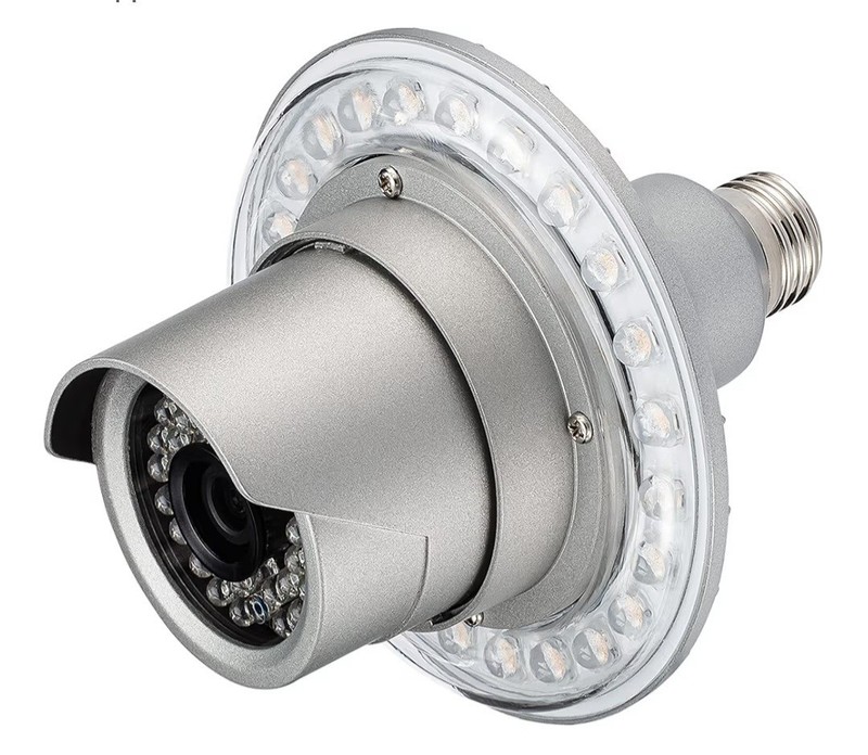 Wireless Camera Outdoor Floodlight 1080p Full HD Wi-fi Screw In And Done NEW gallery