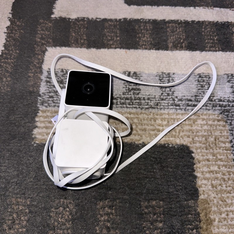 Wyze Cam Pan V3 Wired Security Camera White – Indoor/Outdoor – Used