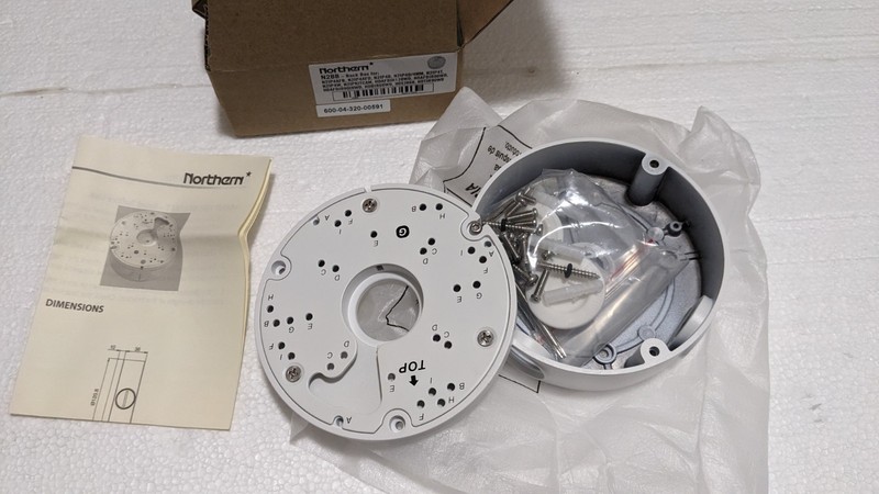Northern Video N2BB | Back Box For: N2Ip4Afb, N2Ip4Afd, N2Ip4B, N2Ip4D/4Mm Lot2 gallery