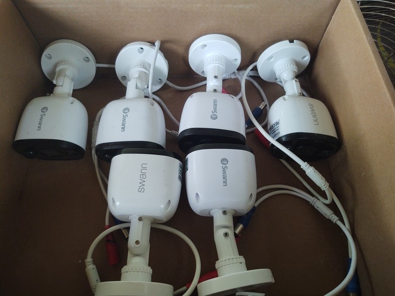 Lot Of 6 ~ Swann PRO 1080p HD Analog Bullet Style CCTV Add On Cameras.