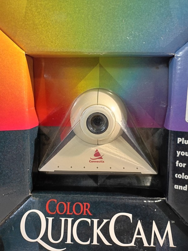 Webcam Connectix Color QuickCam for Macintosh computer desktop Vintage gallery