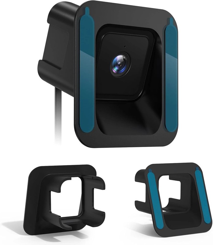 Window Mount for Wyze Cam V4/V3/V3 Pro, 20° Tilt(Up/Down/Left/Right), No Screws,