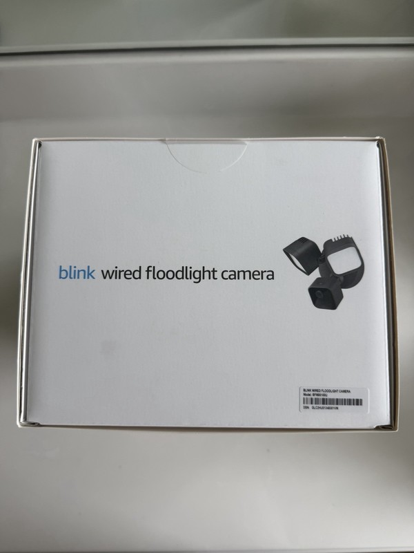 NEW Blink Wired Floodlight Camera HD Smart Security Cam Alexa Sealed - Black gallery