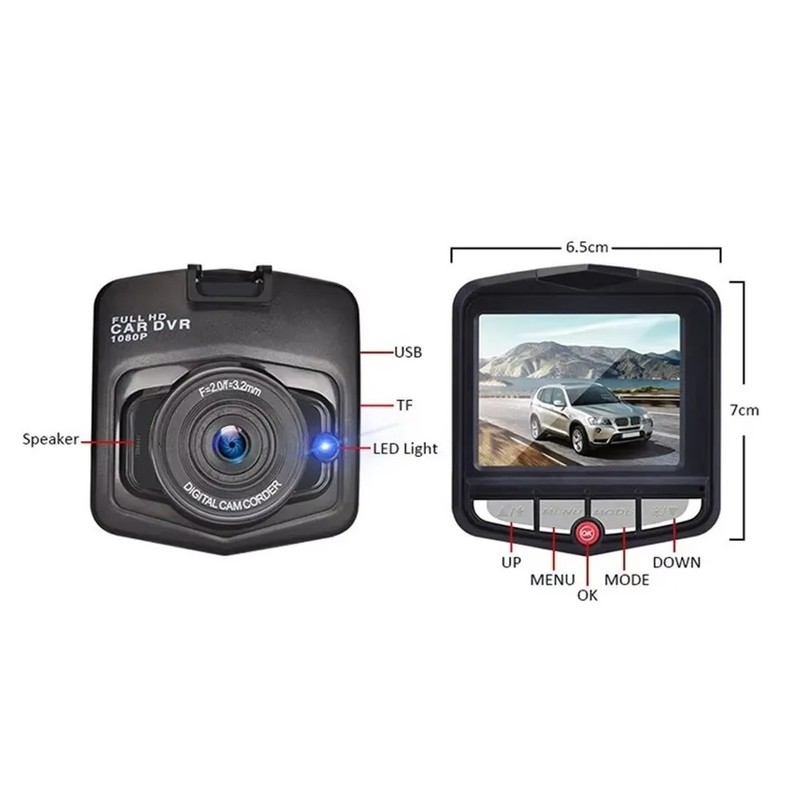 1080P HD Dash Cam, Car DVR with Night Vision, G-Sensor, Loop & Parking Monitor gallery