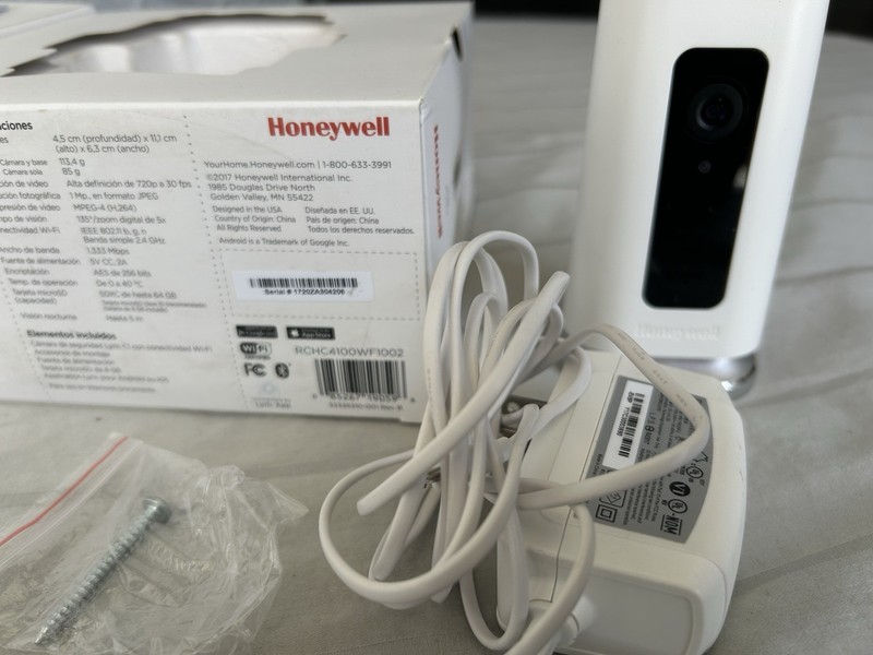 Honeywell Lyric C1 Camera --- Used in Box with 8gb MicroSD and Adapter. gallery