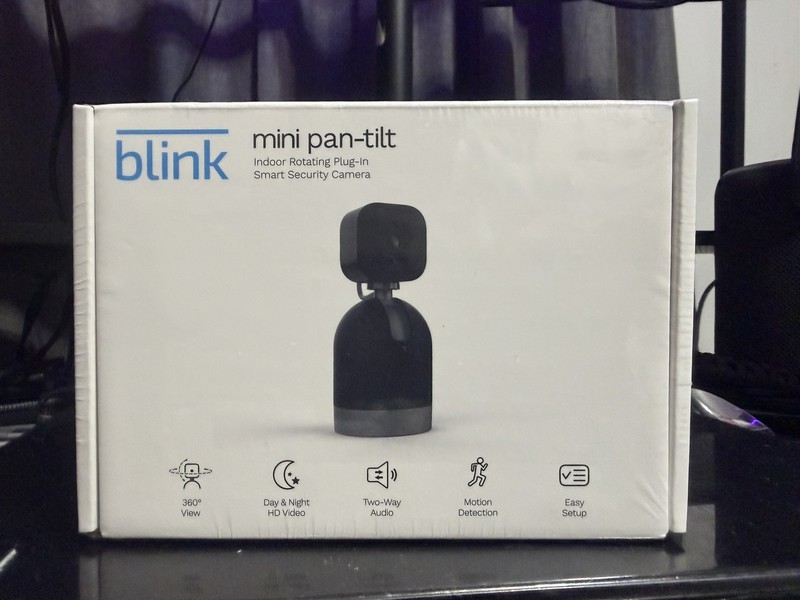 Blink Mini Pan-Tilt Camera – Black, Brand New and Sealed!