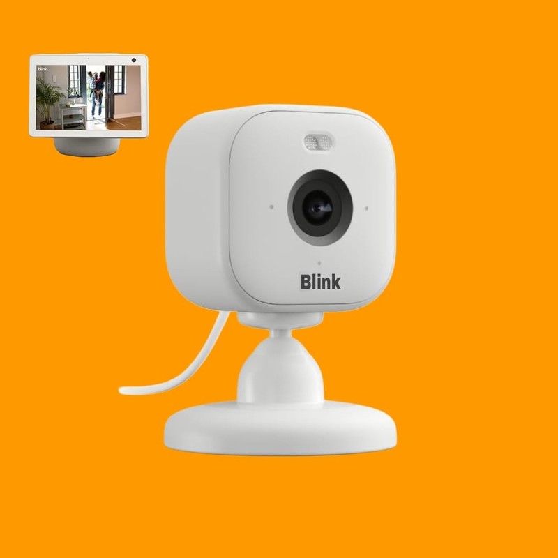 Blink Mini 2-Compact Indoor & Outdoor Smart Security Camera with HD Video Colour